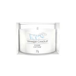 Yankee Candle Clean Cotton Glass Votive 37g