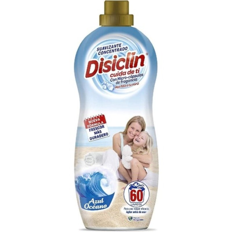 Disiclin Fabric Softener Concentrate 60 Washes 1300ml Ocean Blue