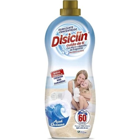 Disiclin Fabric Softener Concentrate 60 Washes 1300ml Ocean Blue