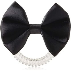 Invisibobble Bowtique Hair Bow with Invisibobble Original Slim Hair Scrunchie for Girls and Women True Black