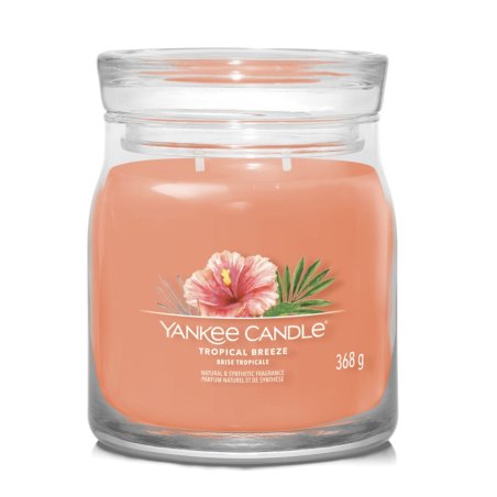 Yankee Candle Tropical Breeze bougie en cire Cylindre Goyave, Menthe Orange 1 pièce(s)