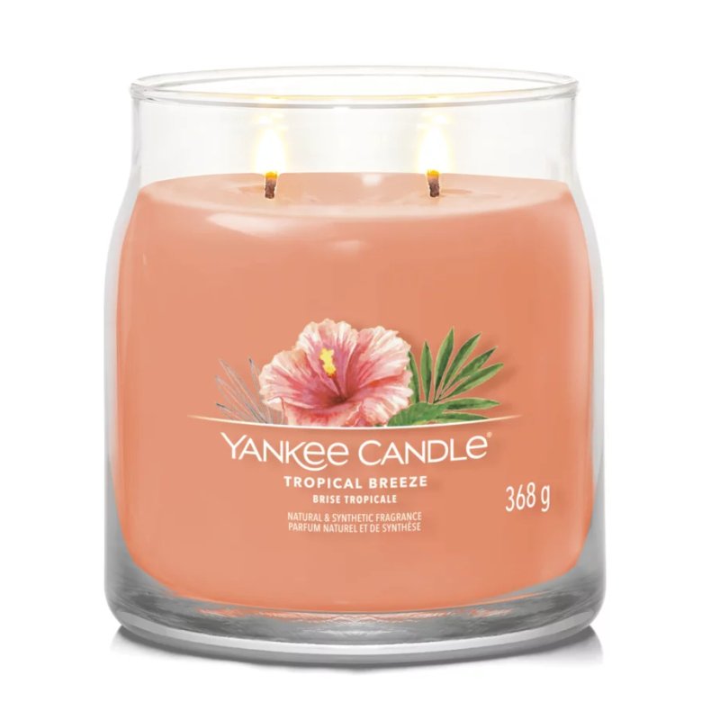 Yankee Candle Tropical Breeze wax candle Cylinder Guava, Mint Orange 1 pc(s)