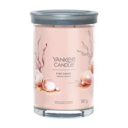 Yankee Candle Pink Sands bougie en cire Cylindre Citron, Floral, Vanille Rose 1 pièce(s)