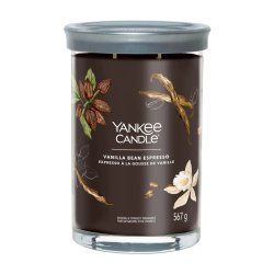 Yankee Candle Signature bougie en cire Cylindre Café, Vanille Marron 1 pièce(s)
