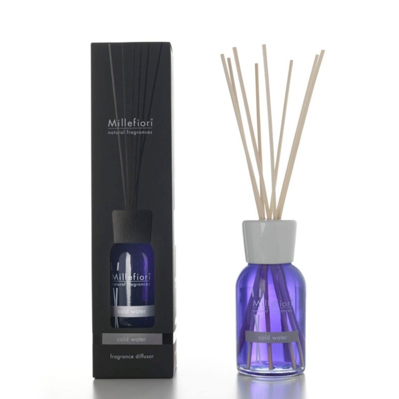 Millefiori Milano Scented Reed Diffuser | Cold Water | 250 Ml 250 Ml Cold Water