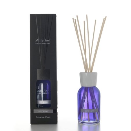 Millefiori Milano Scented Reed Diffuser | Cold Water | 250 Ml 250 Ml Cold Water