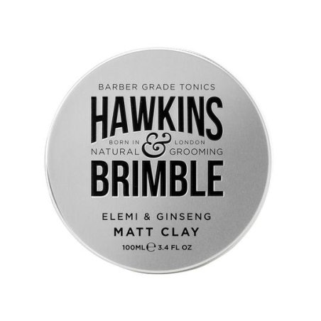 Hawkins & Brimble Matte Clay Hair Styling 100ml/3.4fl oz - Non-Greasy Matte Hair Styling for Men, Gentle Repair Allows