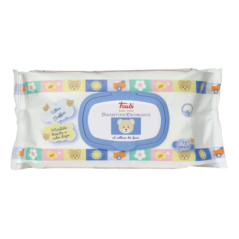 Trudi Baby 00429 Care Wipes with Flower Nectar 72 Pieces