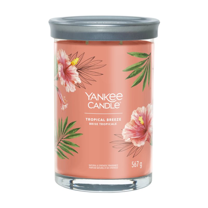 Yankee Candle Signature bougie en cire Cylindre Goyave, Menthe Orange 1 pièce(s)