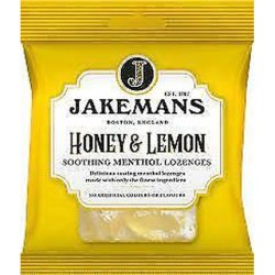 Jakeman's Honey & Lemon Soothing Menthol Lozenges Supplied One
