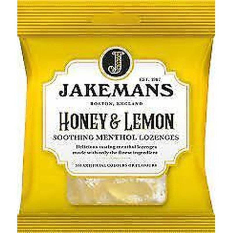 Jakeman's Honey & Lemon Soothing Menthol Lozenges Supplied One