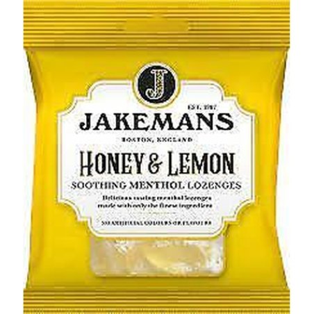 Jakeman's Honey & Lemon Soothing Menthol Lozenges Supplied One