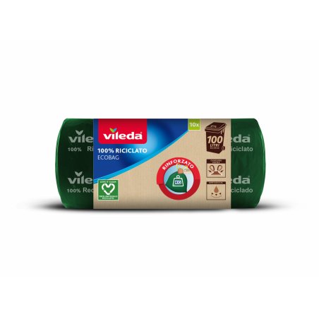 Vileda 4023103230637 trash bag 100 L Green 10 pc(s)