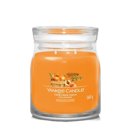 Yankee Candle Farm Fresh Peach bougie en cire Cylindre Abricot, Pêche, Vanille Orange 1 pièce(s)