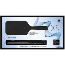 MYHAIR XS Matt Black and Paddle Black