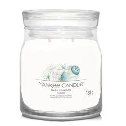 Yankee Candle Baby Powder bougie en cire Cylindre Amande Blanc 1 pièce(s)