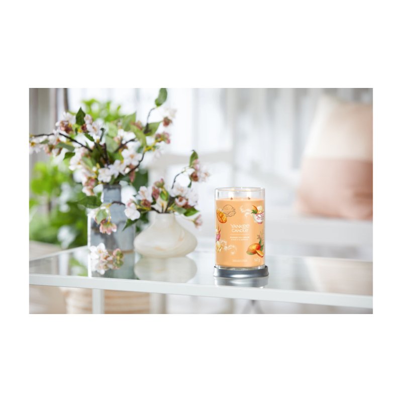 Yankee Candle Signature bougie en cire Cylindre Mango, Vanille Orange 1 pièce(s)