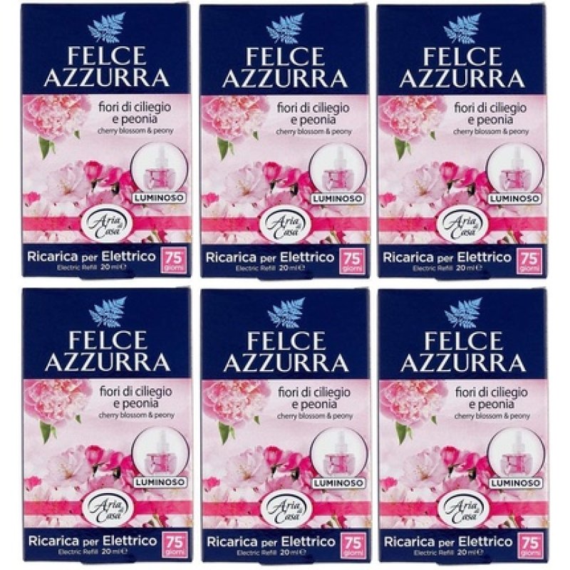 Felce Azzurra Aria Casa Peony & Cherry Blossom Refil Room Freshener 20ml