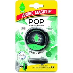 Arbre Magique Pop Car Air Freshener Greenmint Scent - Lasts up to 7 Weeks
