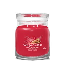 Yankee Candle Sparkling Cinnamon bougie en cire Cylindre Rouge 1 pièce(s)