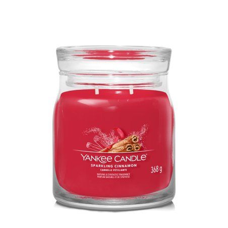 Yankee Candle Sparkling Cinnamon wax candle Cylinder Red 1 pc(s)