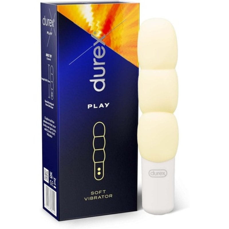 Durex Soft Vibrator USB Rechargeable and Waterproof Sex Toy with 8 Vibrating Patterns Including Climax Mode Dual