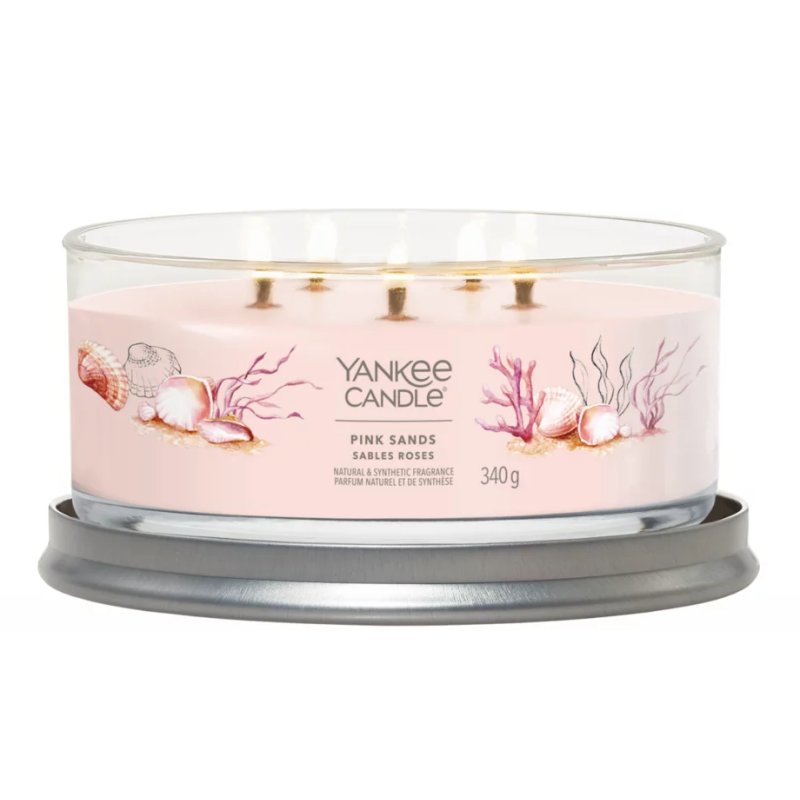 Yankee Candle Signature Collection Multiwick Tumbler Candle Pink Sand