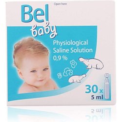 Bel Baby Physiological Saline Solution Ampoules 5ml - Pack of 30