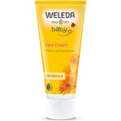 WELEDA Baby Care Natural Cosmetics Set - Body Care Cream for Soothing Dry Skin Face Cream for Dry and Sensitive