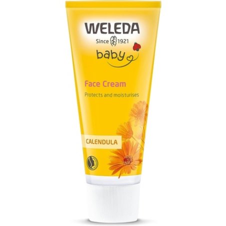 WELEDA Baby Care Natural Cosmetics Set - Body Care Cream for Soothing Dry Skin Face Cream for Dry and Sensitive