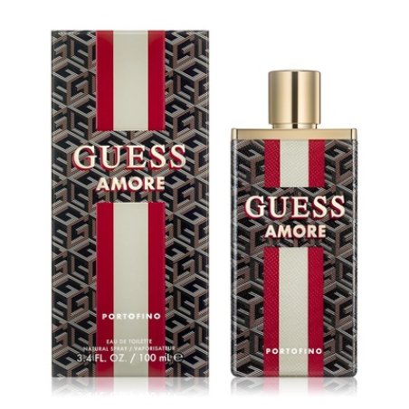 GUESS Amore Portofino Eau de Toilette for Women and Men Genderless Unisex Perfume Spray 3.4 Fl. Oz.