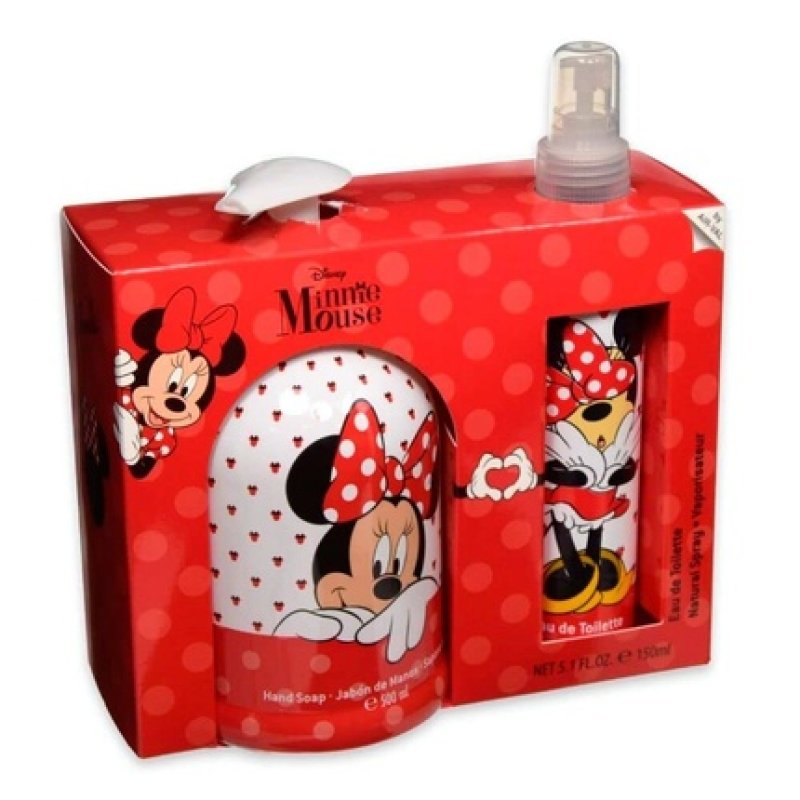 Minnie Mouse Girls Fragrance Set 650ml White/Red