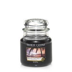 Yankee Candle 1254004E bougie en cire Rond Noix de coco Noir 1 pièce(s)