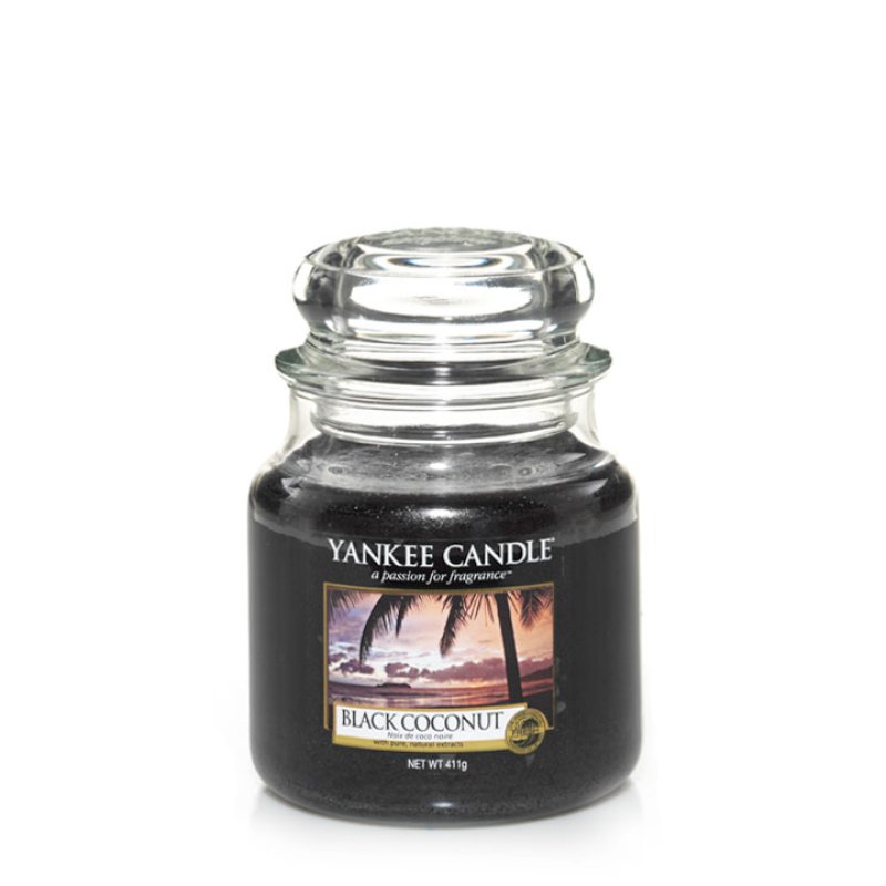Yankee Candle 1254004E wax candle Round Coconut Black 1 pc(s)