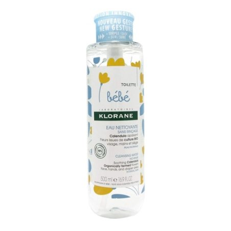 Klorane Baby Cleansing Water Without Rinse 500ml