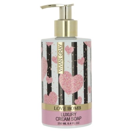 Vivian Gray 1050 Soap Dispenser With Love Bomb Luxury Cream Soap 250 Ml