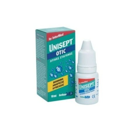 Intermed Unisept Otic Ear Drops for Ear Wax Removal 10ml