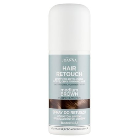 Joanna Hair Retouch Spray For Root Touch-Up Medium Brown 75ml