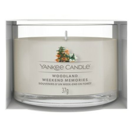 Yankee Candle 1760997E bougie en cire Rond Ambre, Bergamote, Noix de coco, Jasmin, Mousse, Orange, Poire, Bois de