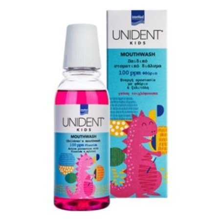 Unident Intermed Unident Kids Mouthwash 100 Ppm Fluoride - 250 Ml