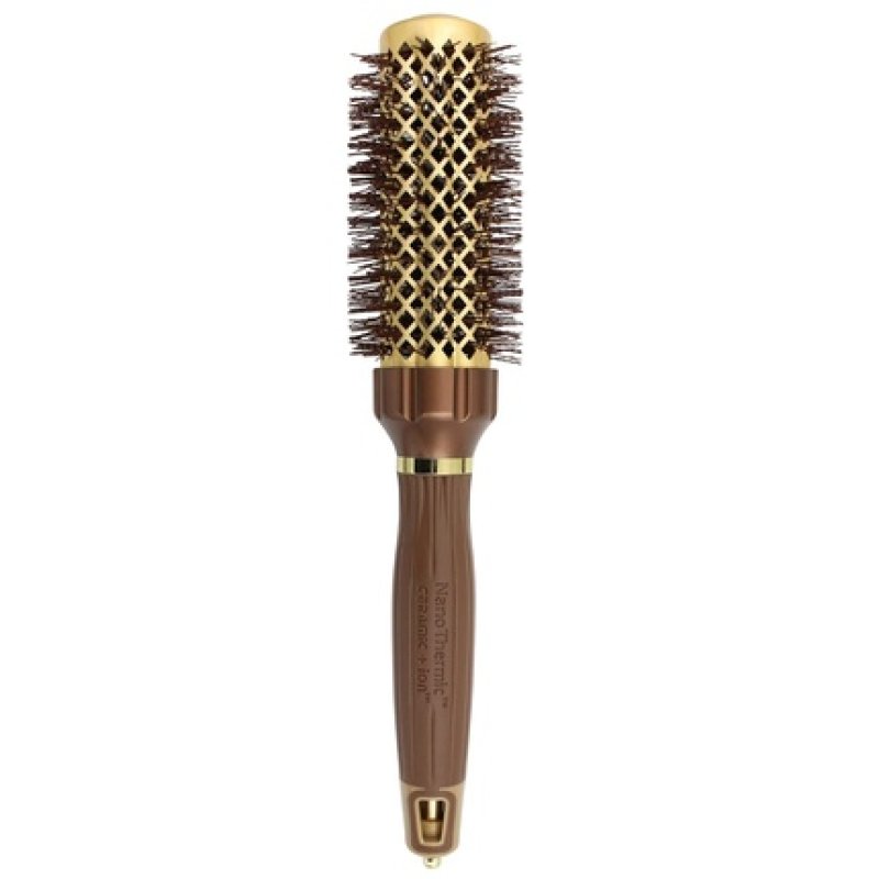 Olivia Garden Nanothermic Powergrip Thermal Brush with Special Patented Wavy Design