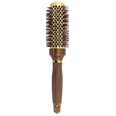 Olivia Garden Nanothermic Powergrip Thermal Brush with Special Patented Wavy Design