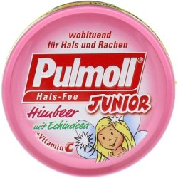 PULMOLL Junior Raspberry with Echinacea Lozenges 50g