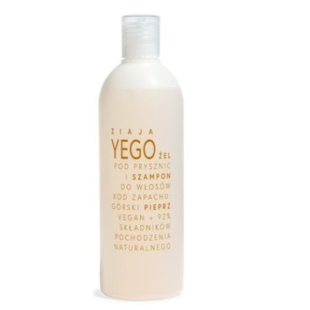 Yego Shower Gel and Shampoo for Hair Mountain Pepper 400ml Ziaj