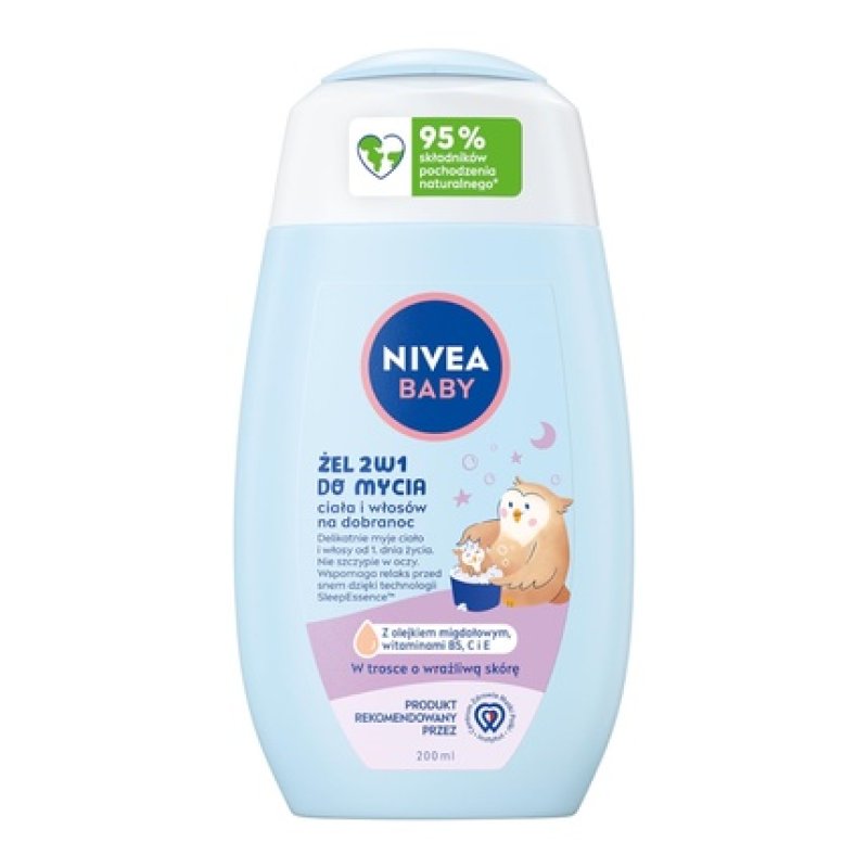 NIVEA BABY 2in1 Body & Hair Gel for Good Night 200ml