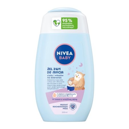 NIVEA BABY 2in1 Body & Hair Gel for Good Night 200ml