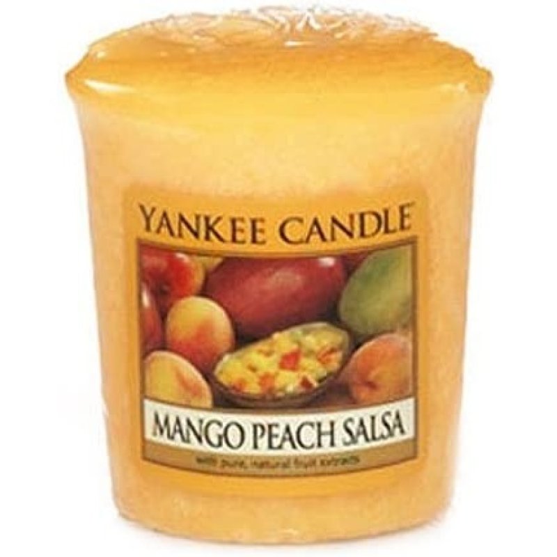 Yankee Candle Mango Peach Salsa Votive Candle 4.6 x 4.5 x 5.5 cm