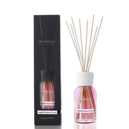Millefiori Milano Scented Reed Diffuser | Magnolia Blossom And Wood | 250 Ml 250