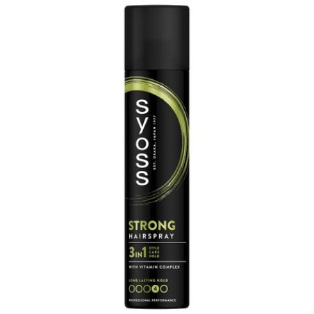 Syoss Hairspray Strong Hold - Reliable Hold For Your Hairstyle