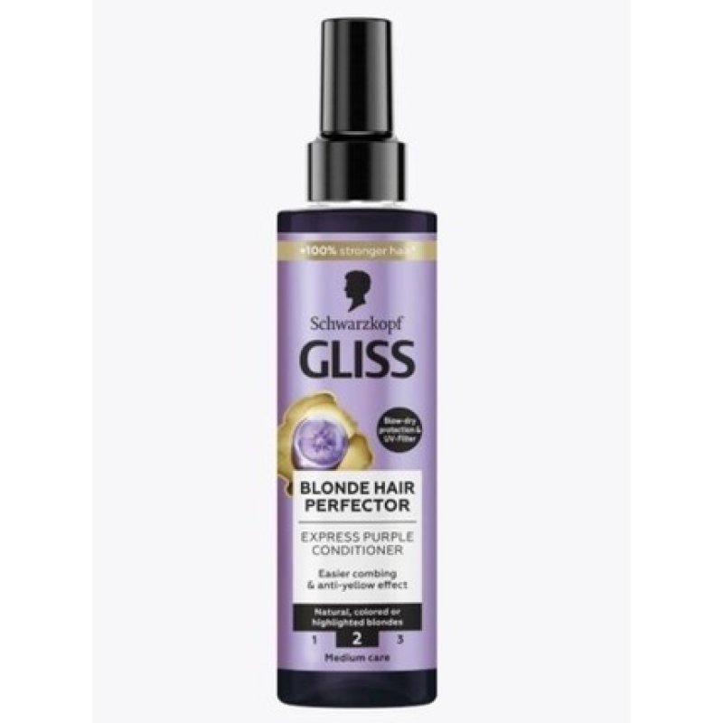 Schwarzkopf Gliss Blonde Hair Perfector Express Conditioner 200ml